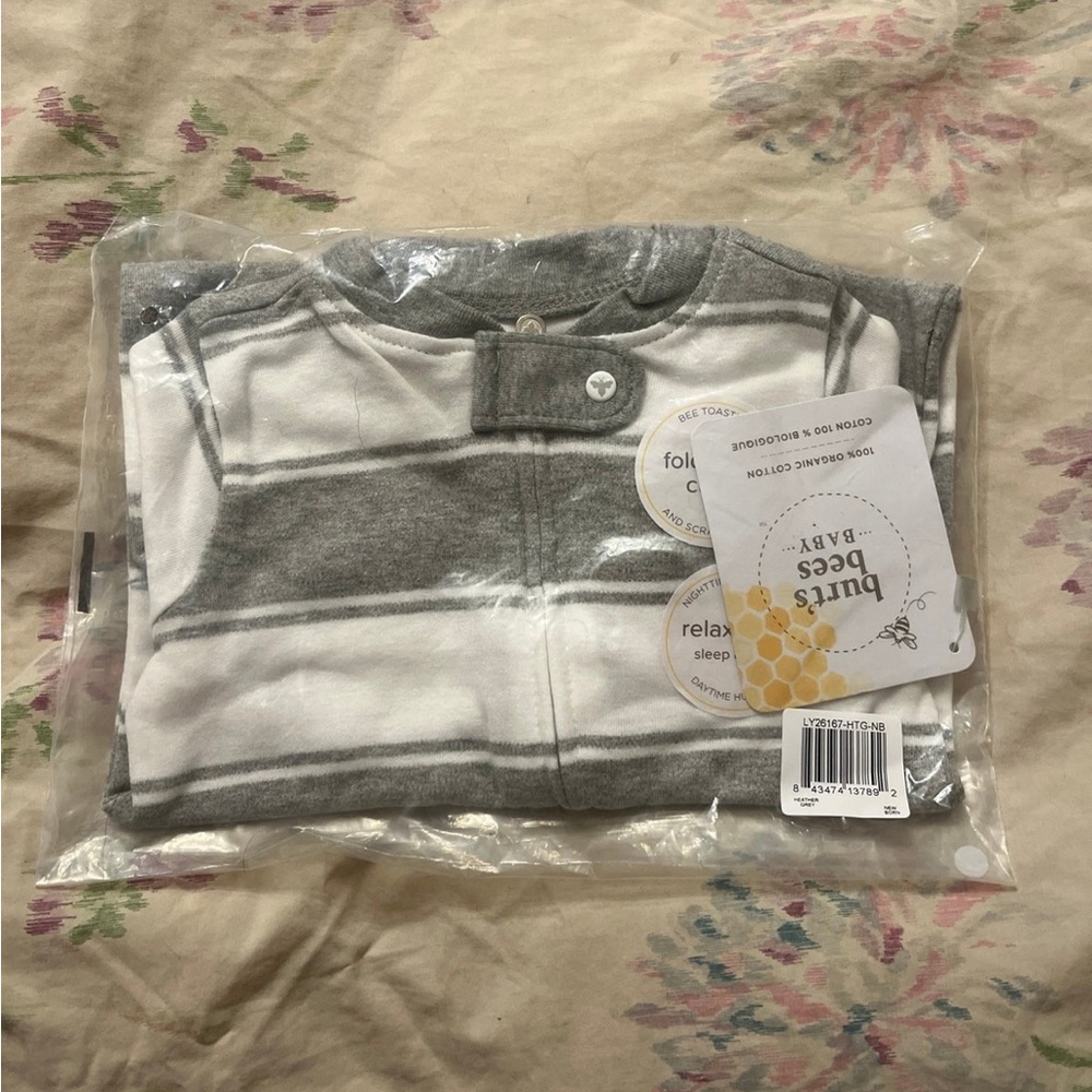 Burt’s Bees Baby New Onesie NWT
